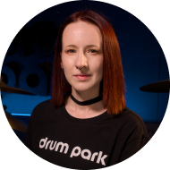 Уроки игры на барабанах от Виктория Лобанок 